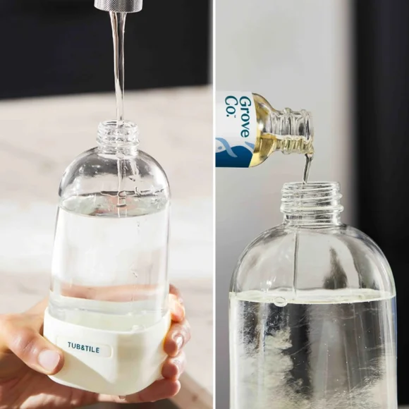 Grove Co Collaborative Glass Spray Bottle with Brilliant White Silicone Sleeve - Picture 7 of 12